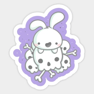 Creepy Bunny Sticker